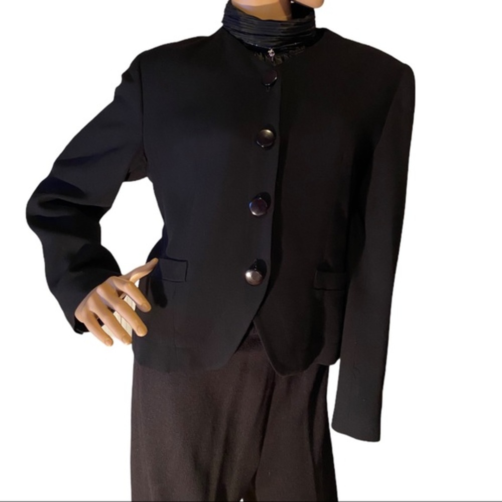 Vintage JAVNE’S CLOSET Lined Polyester Dress Business Work Blazer 12
